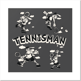 SportySkull - Tennis Posters and Art